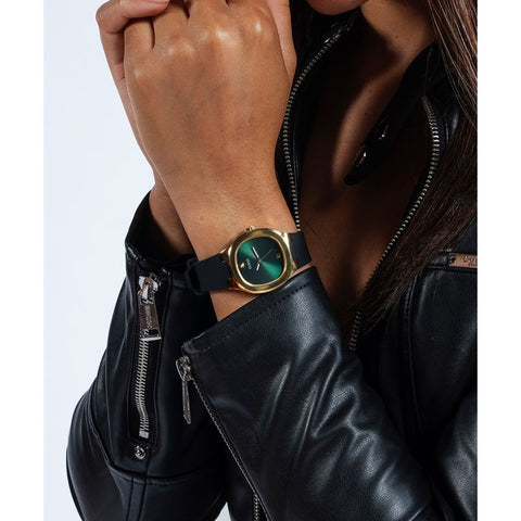 The Watch Boutique Guess Eve Green Dial Analog Watch