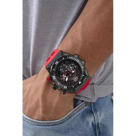 The Watch Boutique Guess Exposure Black Multi-Function Gents Watch GW0325G3