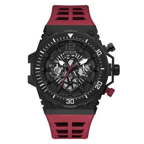 The Watch Boutique Guess Exposure Black Multi-Function Gents Watch GW0325G3