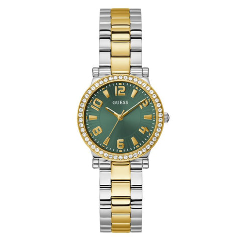 The Watch Boutique Guess Fawn Green Dial Analog Watch