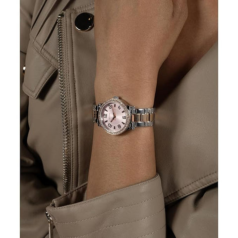 The Watch Boutique Guess Fawn Pink Dial Analog Watch