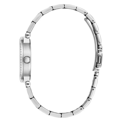 The Watch Boutique Guess Fawn White Dial Analog Watch