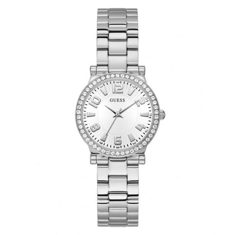 The Watch Boutique Guess Fawn White Dial Analog Watch