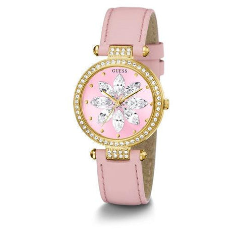 The Watch Boutique Guess Full Bloom Gold Tone Analog Ladies Watch GW0382L1