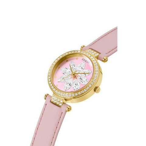 The Watch Boutique Guess Full Bloom Gold Tone Analog Ladies Watch GW0382L1
