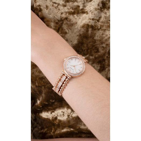The Watch Boutique Guess Gala Rose Gold Tone Analog Ladies Watch GW0401L3