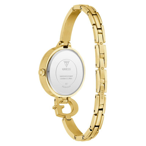 The Watch Boutique Guess Gold Tone Ladies Analog Watch Gift Set - Interchangeable Bezel