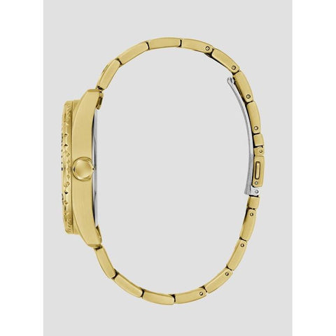 The Watch Boutique Guess Gold Velocity Blue Dial Men's Steel Watch