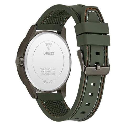 The Watch Boutique Guess Green Gunmetal Multi-Function Sport Stylish Watch
