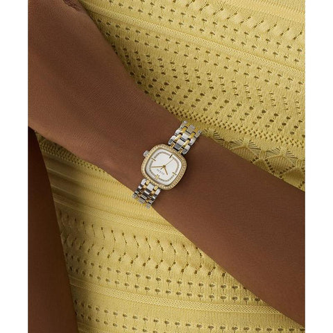 The Watch Boutique Guess Hazel 2-Tone Women's Analog Watch with Crystal Detailing