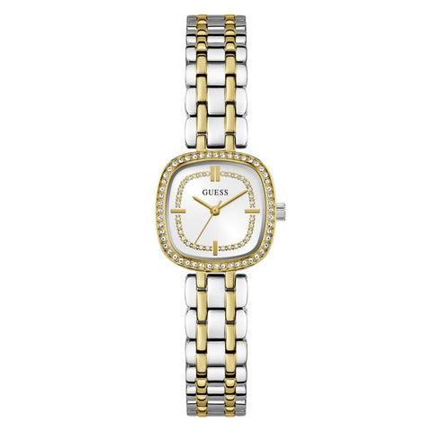 Guess Hazel 2-Tone Women's Analog Watch with Crystal Detailing
