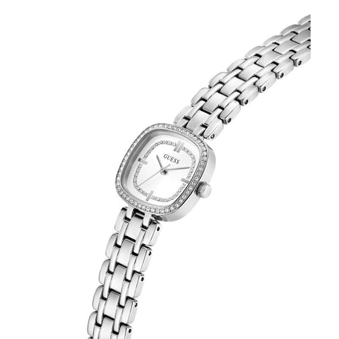 The Watch Boutique Guess Hazel Silver Tone Women's Analog Watch with Crystal Details
