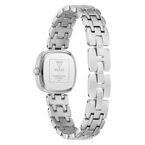 The Watch Boutique Guess Hazel Silver Tone Women's Analog Watch with Crystal Details