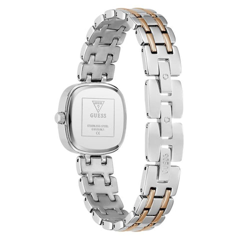 The Watch Boutique Guess Hazel Two-Tone Square Crystal-Embellished Ladies Watch