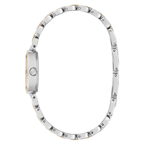 The Watch Boutique Guess Hazel Two-Tone Square Crystal-Embellished Ladies Watch