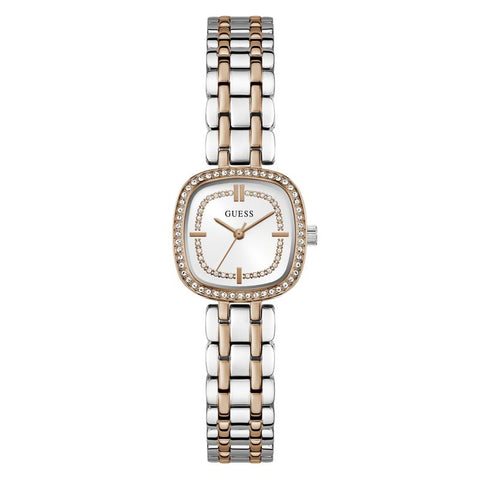 The Watch Boutique Guess Hazel Two-Tone Square Crystal-Embellished Ladies Watch
