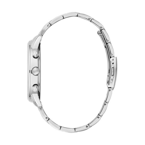 The Watch Boutique Guess Hendrix Mens Dress Silver Multi-function Watch GW0066G1