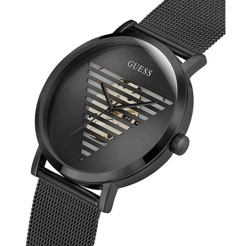 The Watch Boutique Guess Idol Black Case Analog Gents Watch GW0502G2