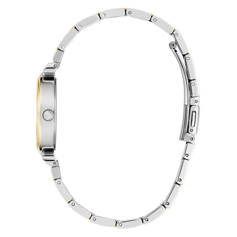 The Watch Boutique Guess Ladies 2-Tone Gold Tone Analog Watch