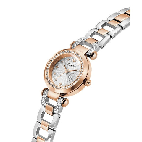 The Watch Boutique Guess Ladies 2-Tone Rose Gold Tone Analog Watch