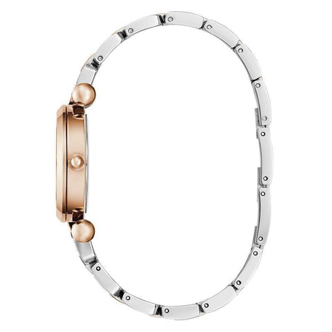 The Watch Boutique Guess Ladies 2-Tone Rose Gold Tone Analog Watch