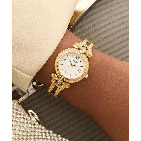 The Watch Boutique Guess Ladies Gold Tone Analog Watch