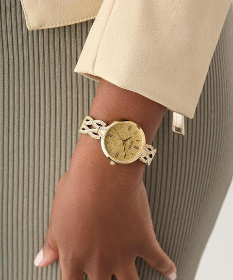 The Watch Boutique Guess Ladies Gold Tone Analog Watch