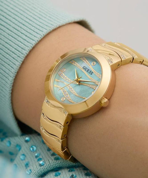 The Watch Boutique Guess Ladies Gold Tone Analog Watch