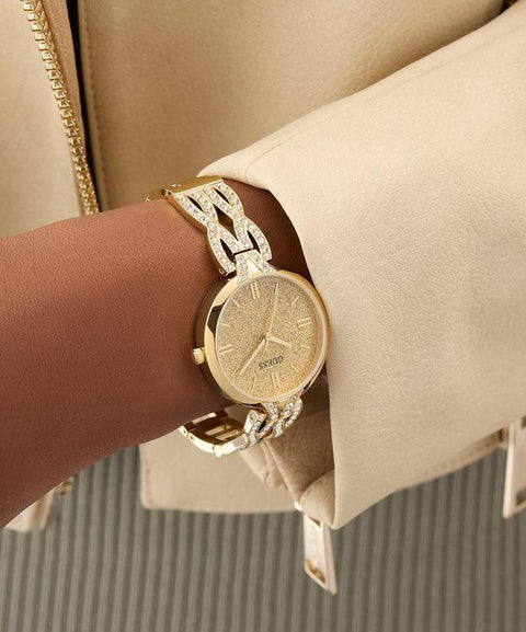 The Watch Boutique Guess Ladies Gold Tone Analog Watch