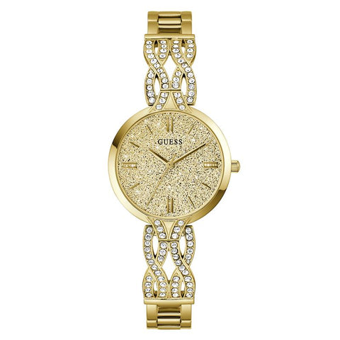 The Watch Boutique Guess Ladies Gold Tone Analog Watch