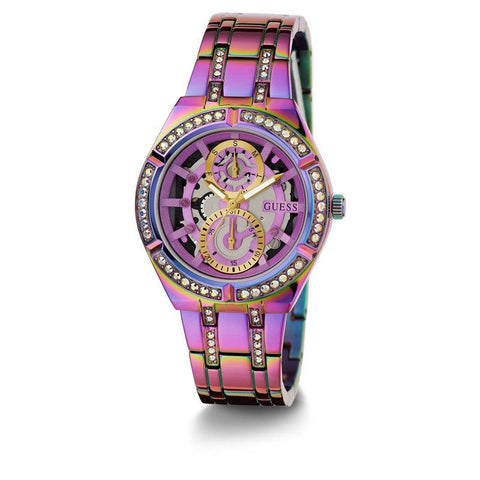The Watch Boutique Guess Ladies Iridescent Tone Multi-function Watch GW0604L4