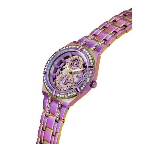 The Watch Boutique Guess Ladies Iridescent Tone Multi-function Watch GW0604L4