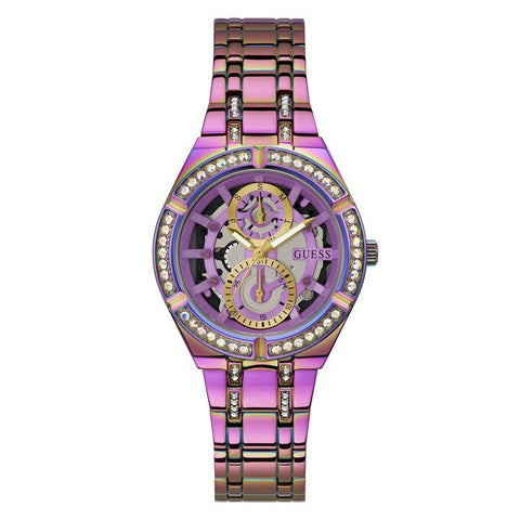 The Watch Boutique Guess Ladies Iridescent Tone Multi-function Watch GW0604L4