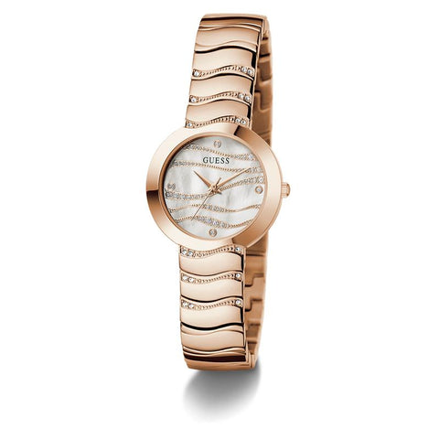 The Watch Boutique Guess Ladies Rose Gold Tone Analog Watch