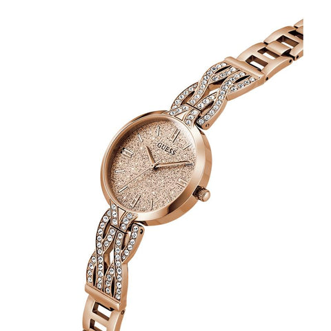 The Watch Boutique Guess Ladies Rose Gold Tone Analog Watch