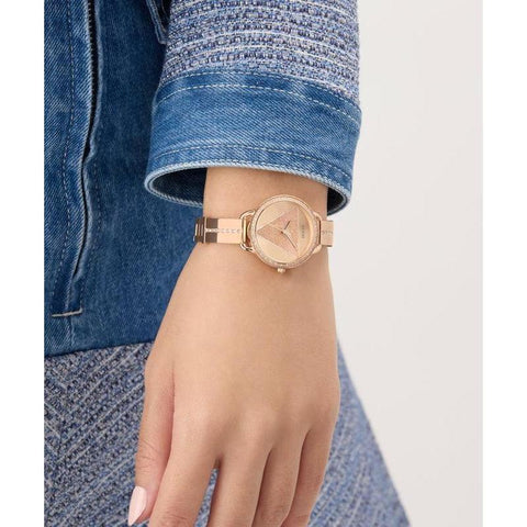 The Watch Boutique Guess Ladies Rose Gold Tone Analog Watch