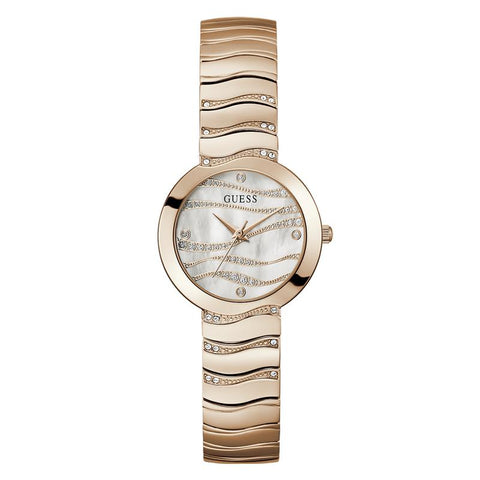 The Watch Boutique Guess Ladies Rose Gold Tone Analog Watch