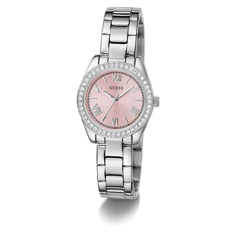 The Watch Boutique Guess Ladies Silver Tone Analog Watch