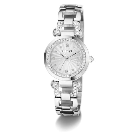 The Watch Boutique Guess Ladies Silver Tone Analog Watch