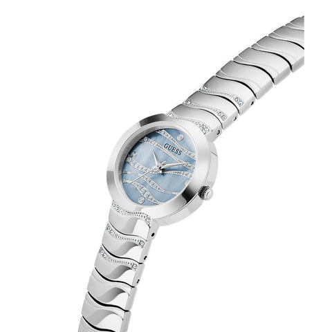 The Watch Boutique Guess Ladies Silver Tone Analog Watch
