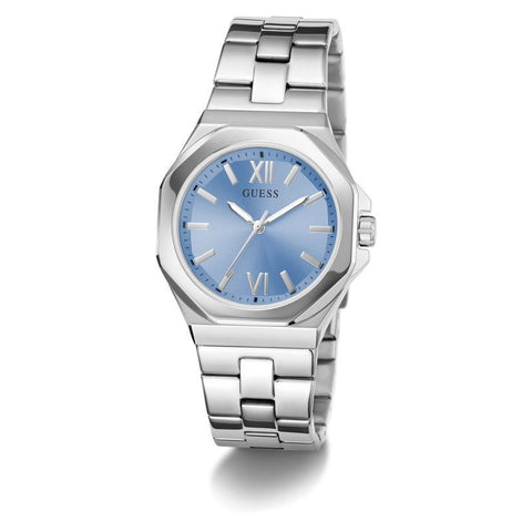 The Watch Boutique Guess Ladies Silver Tone Analog Watch