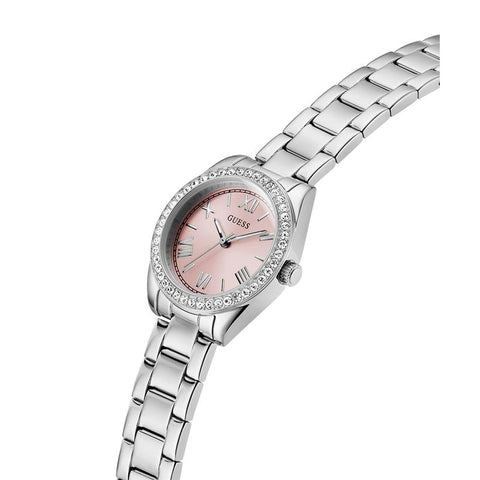 The Watch Boutique Guess Ladies Silver Tone Analog Watch