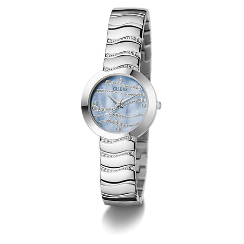 The Watch Boutique Guess Ladies Silver Tone Analog Watch