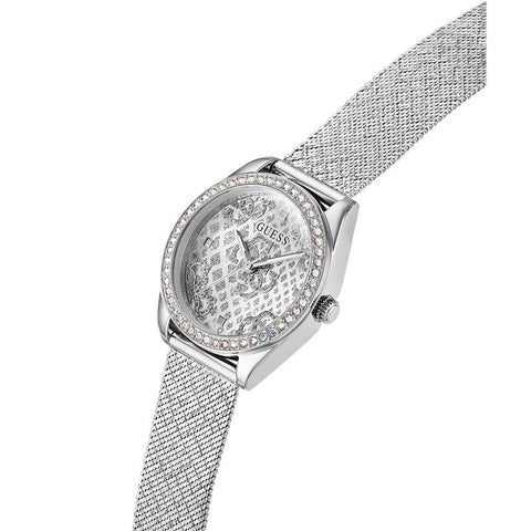 The Watch Boutique Guess Ladies Silver Tone Analog Watch