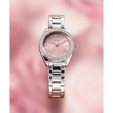 The Watch Boutique Guess Ladies Silver Tone Analog Watch