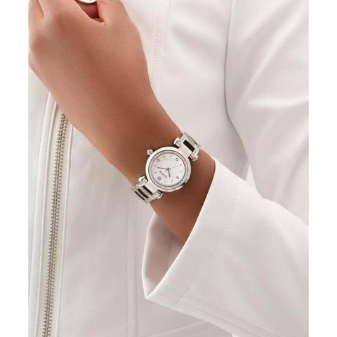 The Watch Boutique Guess Ladies Silver Tone Analog Watch