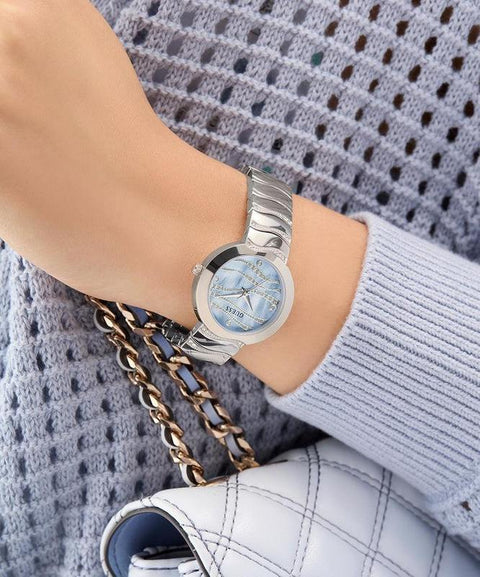 The Watch Boutique Guess Ladies Silver Tone Analog Watch