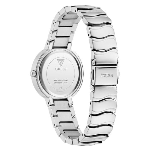 The Watch Boutique Guess Ladies Silver Tone Analog Watch
