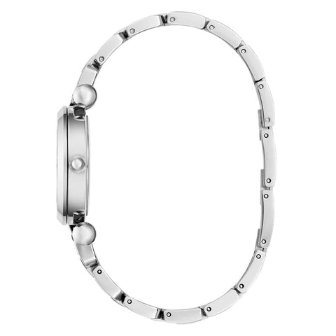 The Watch Boutique Guess Ladies Silver Tone Analog Watch