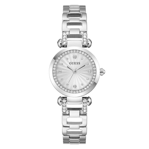 The Watch Boutique Guess Ladies Silver Tone Analog Watch